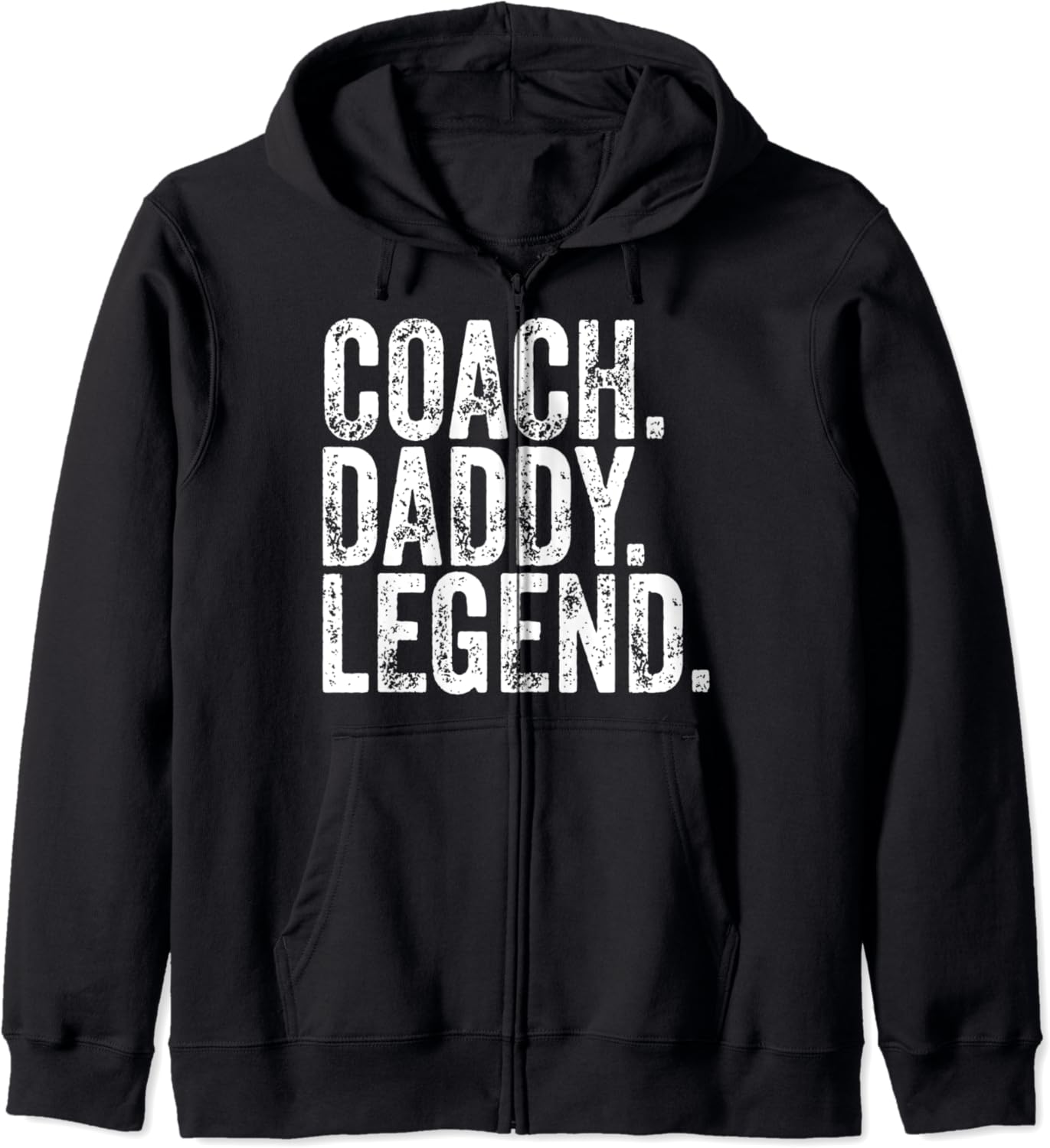 Coach Daddy Legend Shirt Funny Coaching Father's Day Zip